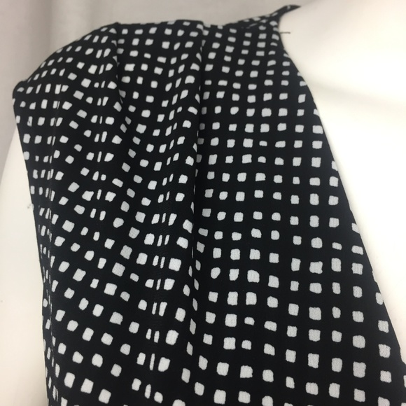 Michael Kors S faux wrap dress black/white check - Picture 6 of 8